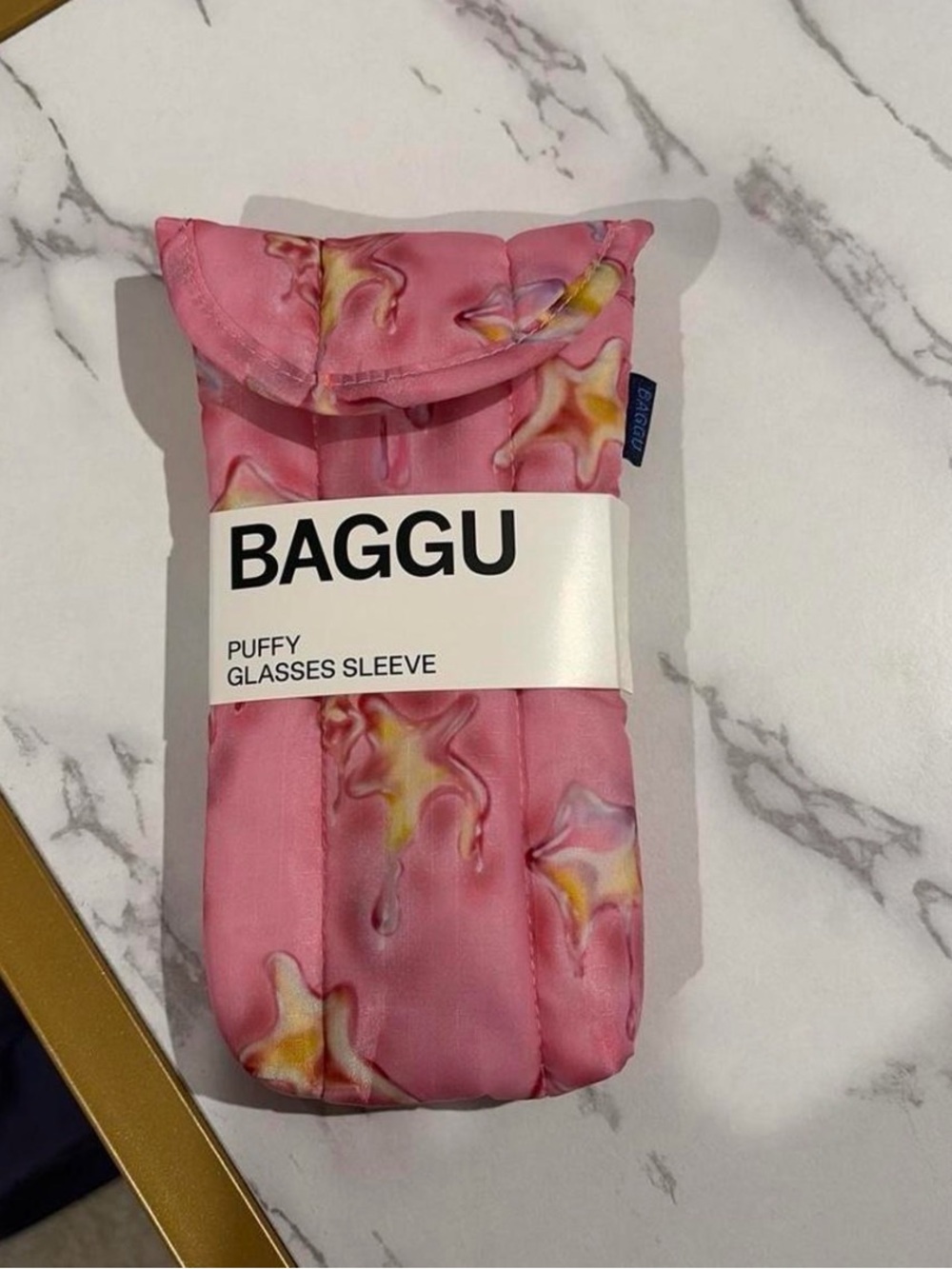 Dancing star baggu puffy glasses case NWT